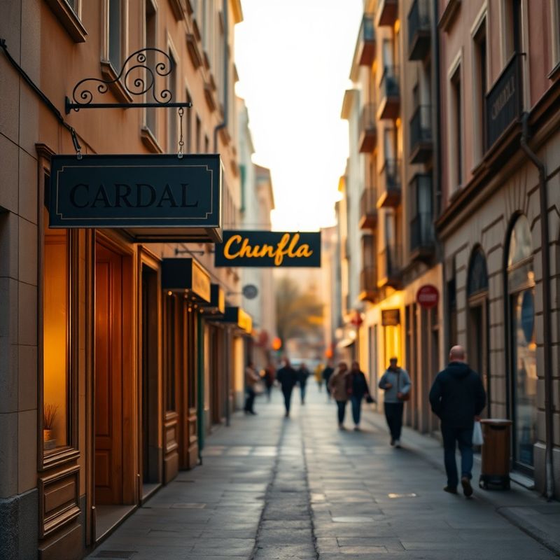View along Strada Memorandumului toward The Collective